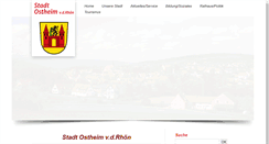 Desktop Screenshot of ostheim.de